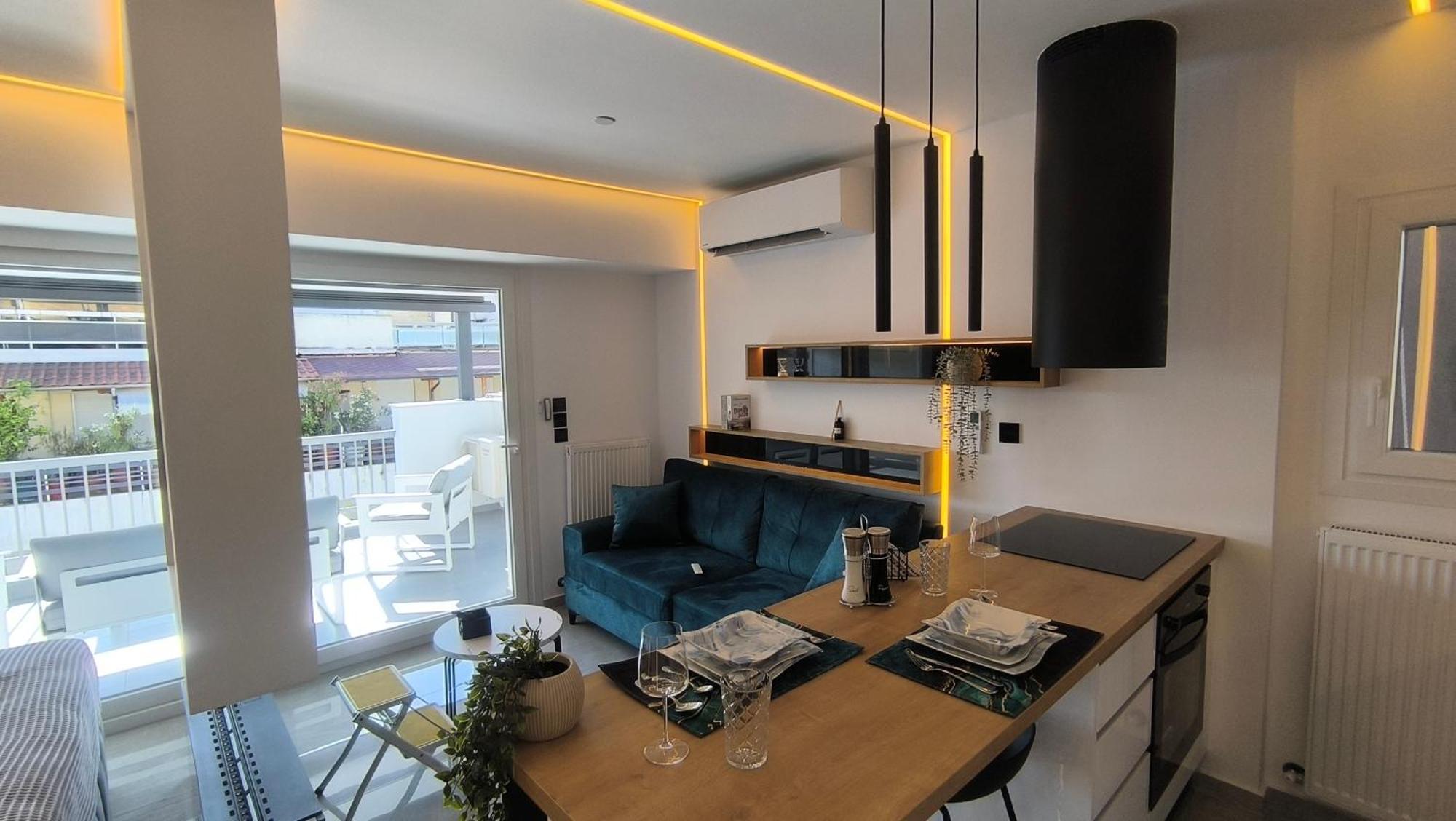 Larisa Absolute Suites, Sky View Smart Home ภายนอก รูปภาพ