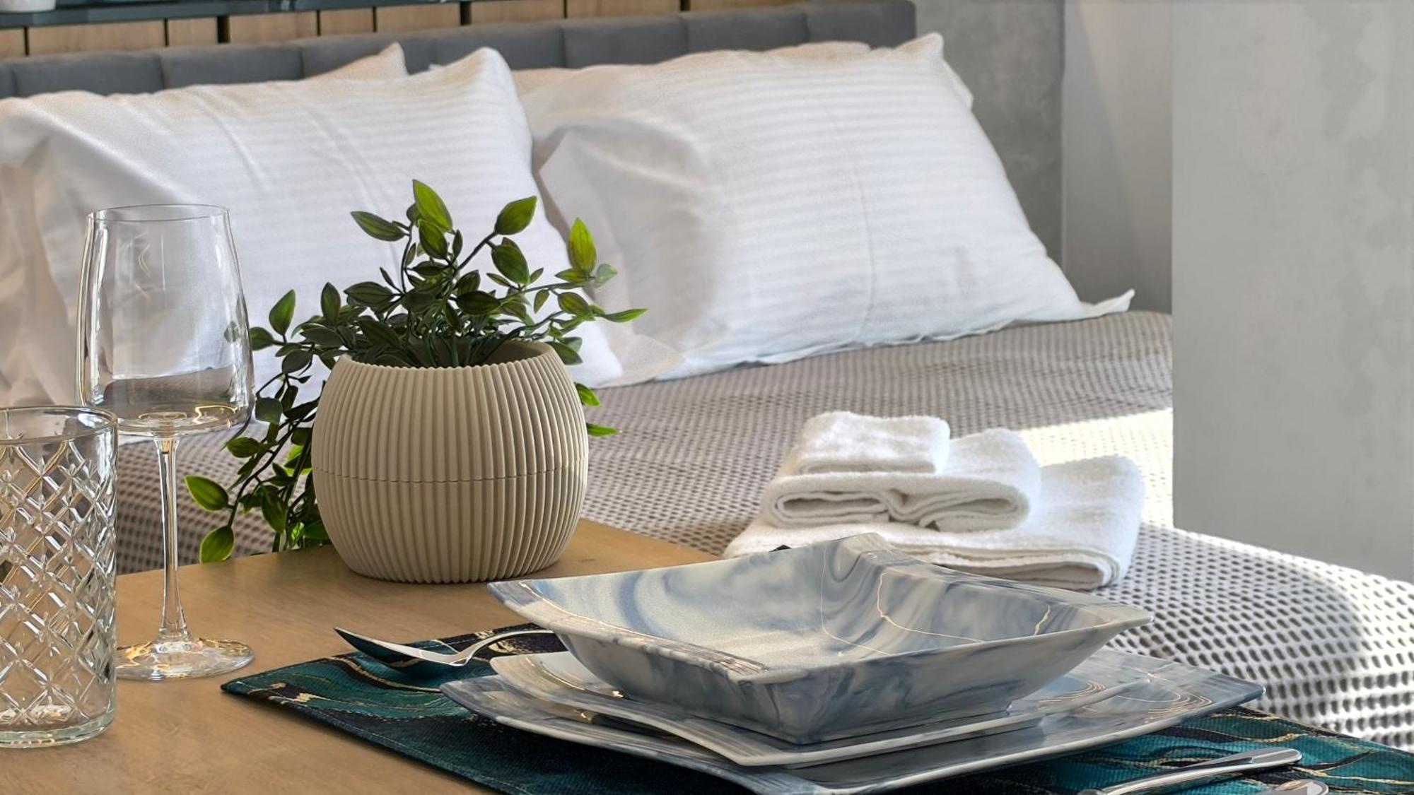 Larisa Absolute Suites, Sky View Smart Home ภายนอก รูปภาพ