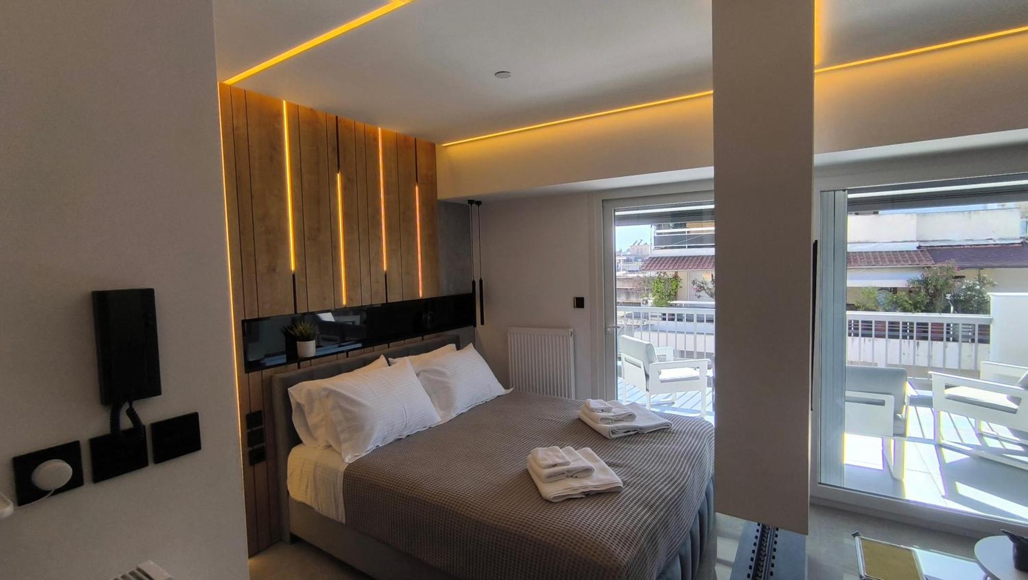 Larisa Absolute Suites, Sky View Smart Home ภายนอก รูปภาพ